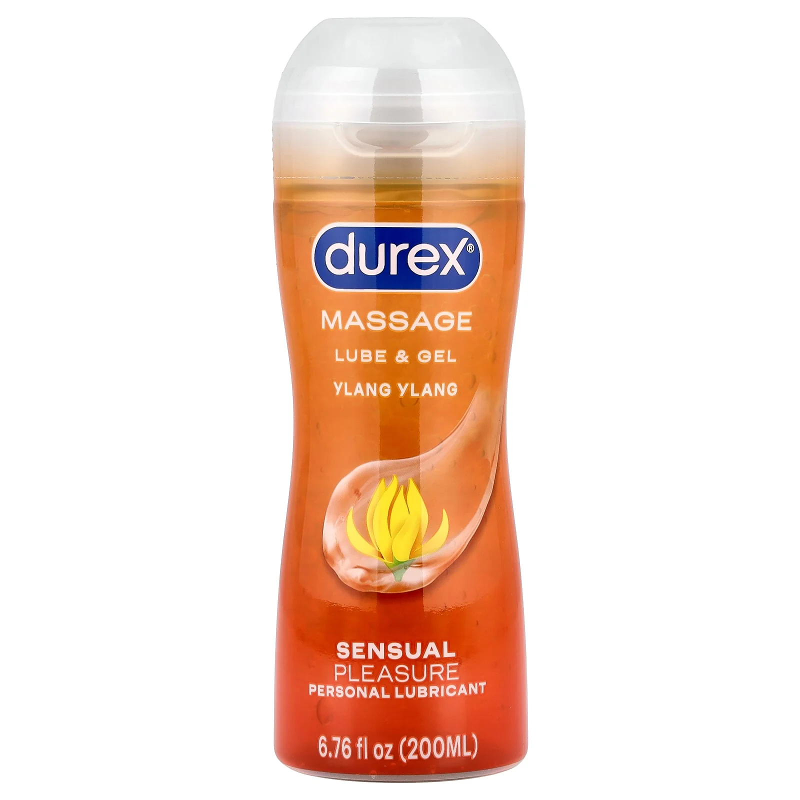 Durex Sensual Pleasure, Personal Lubricant, Ylang Ylang, 6.76 fl oz (200 ml)