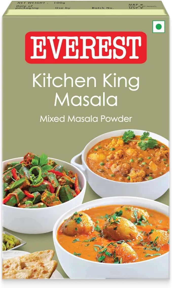 Everest Kitchen King Masala 100g | Indian All-Purpose Spice Blend for Vegetable Dishes, Curries & Everyday Cooking | India’s No.1 Spice Brand