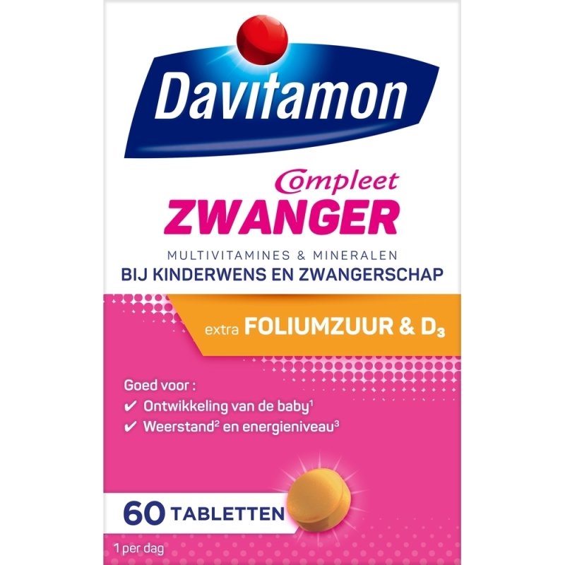 Davitamon Compleet mama tablets, 60 pieces