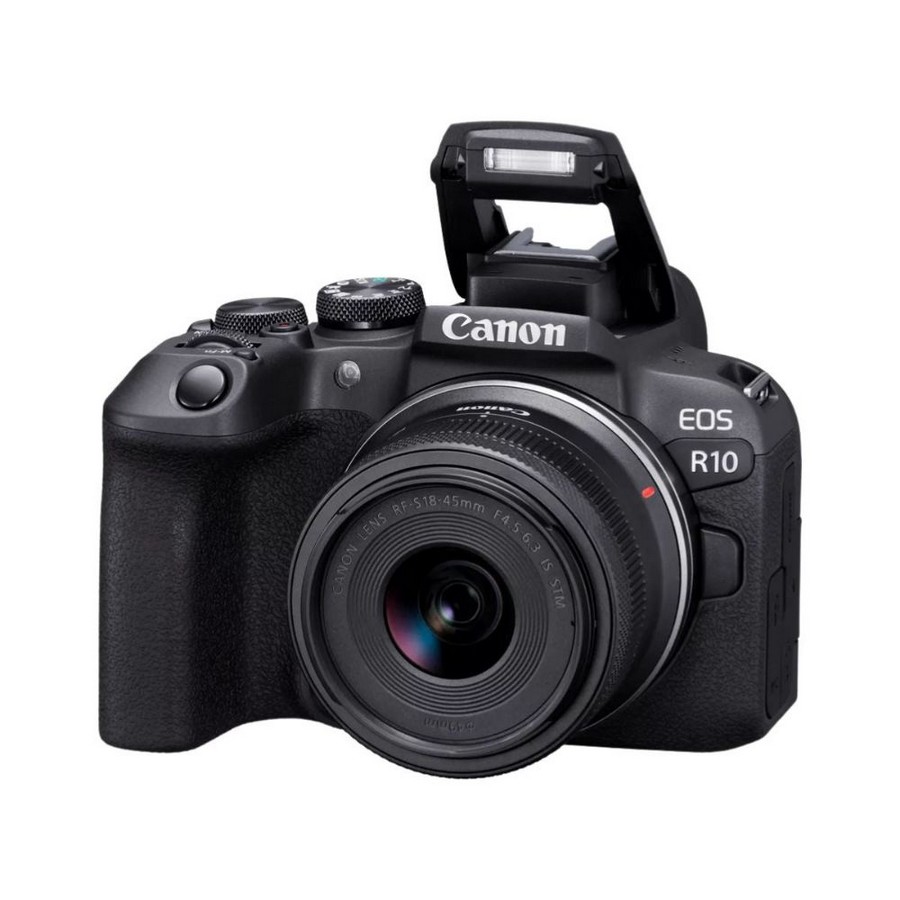 Canon EOS R10 Mirrorless Camera With 18-45mm IS STM Lens