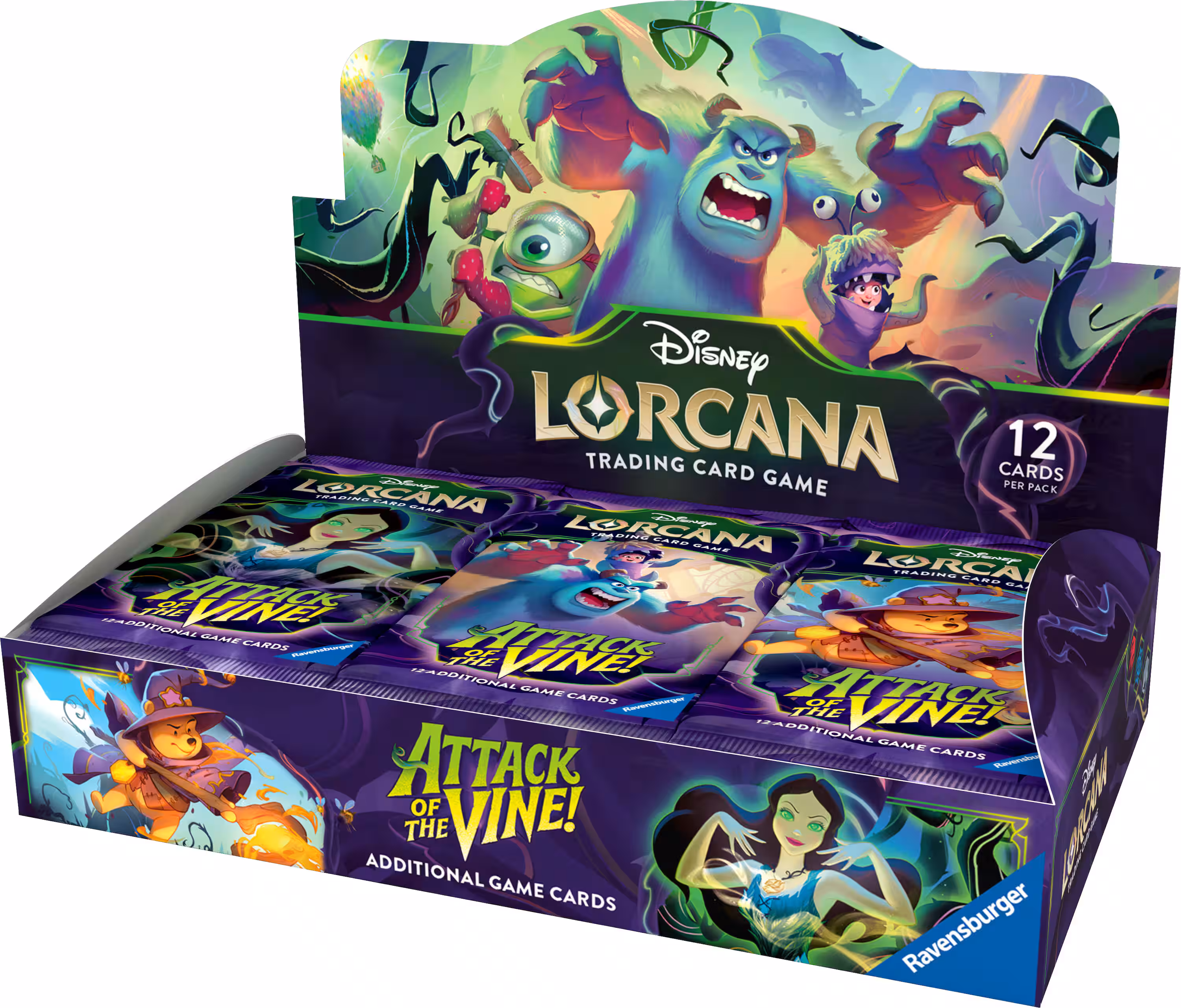 Disney Lorcana Attack of the Vine Booster Box Factory Sealed 24 Packs English